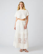 TARRYN SKIRT SNOW WHITE  Famous | Online Store