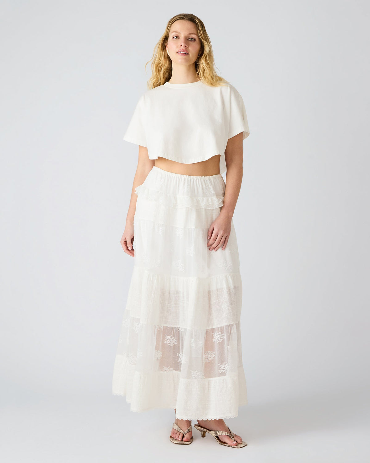 TARRYN SKIRT SNOW WHITE  Famous | Online Store