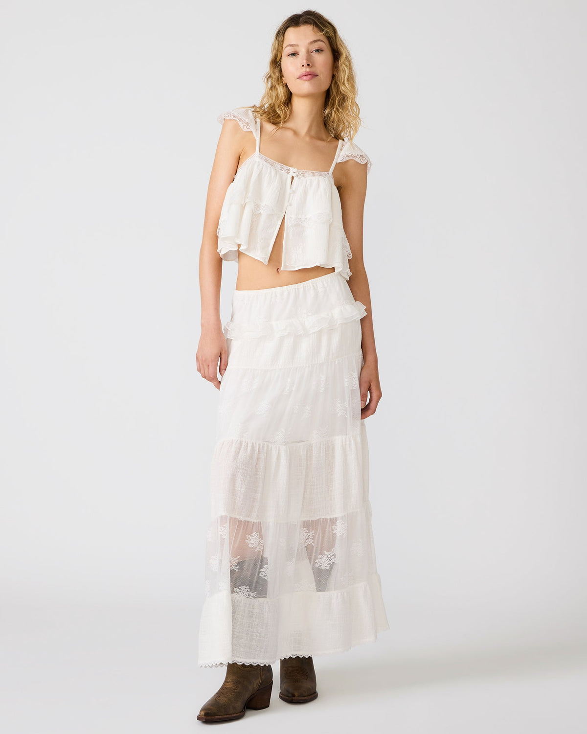 TARRYN SKIRT SNOW WHITE  Famous | Online Store