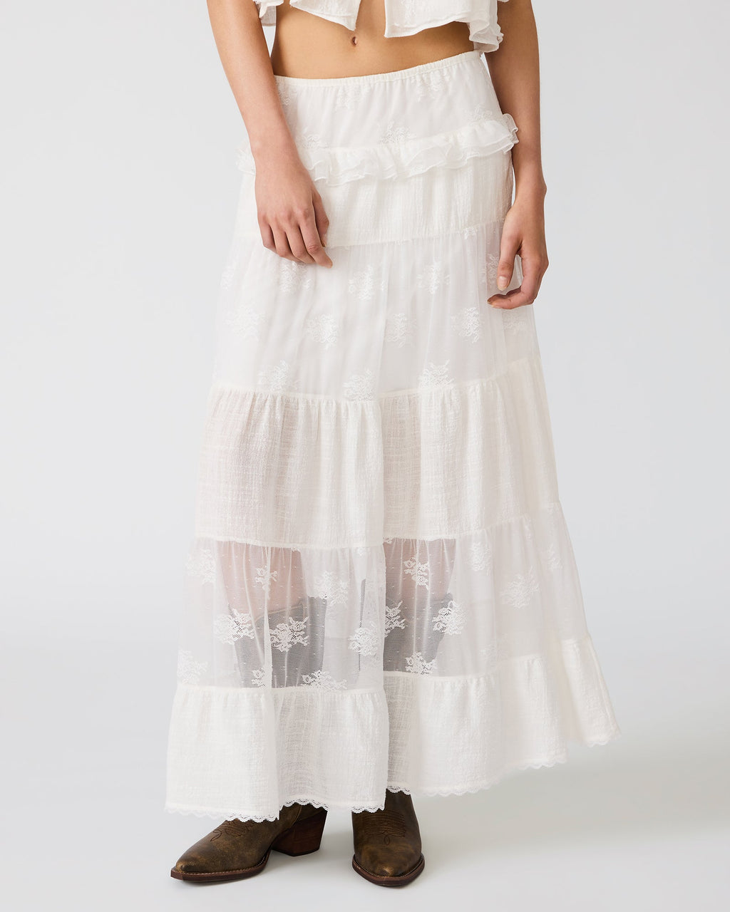TARRYN SKIRT SNOW WHITE  Famous | Online Store