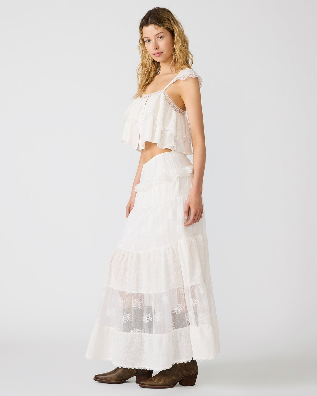 TARRYN SKIRT SNOW WHITE  Famous | Online Store