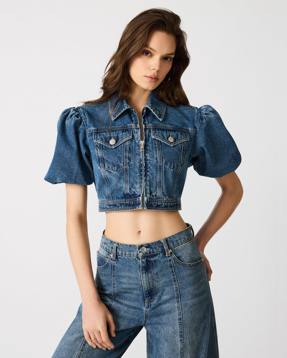 MARCY JACKET BLUE HEATHER  Famous | Online Store
