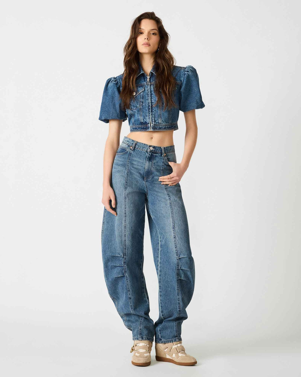 AUSTIN JEAN BLUE HEATHER