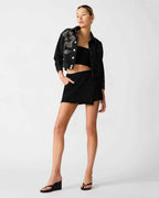 BRIGHTIN SKORT WASHED BLACK