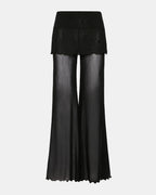 VEADA KNIT PANTS BLACK  Famous | Online Store