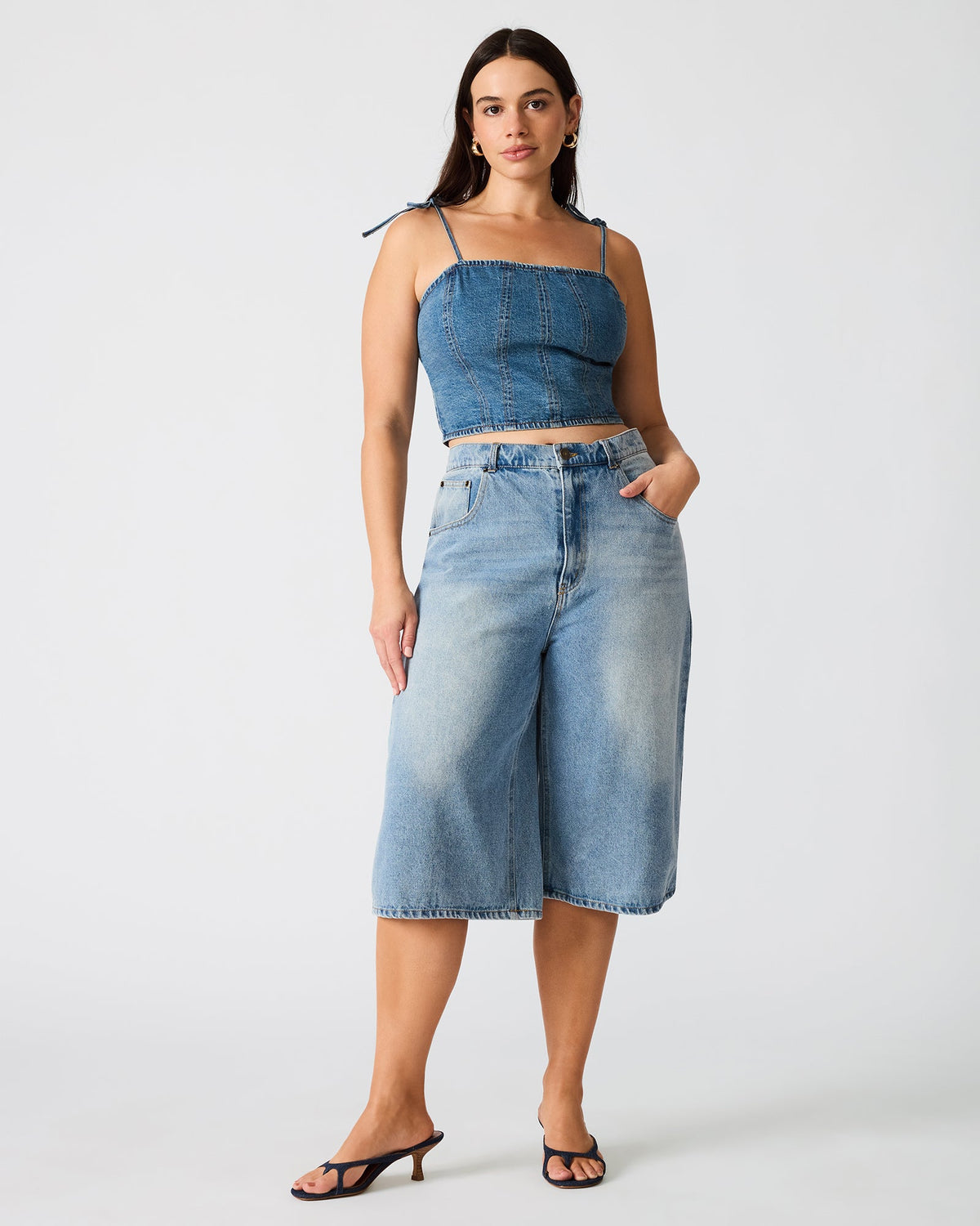 MEAGHAN TOP BLUE HEATHER  Famous | Online Store