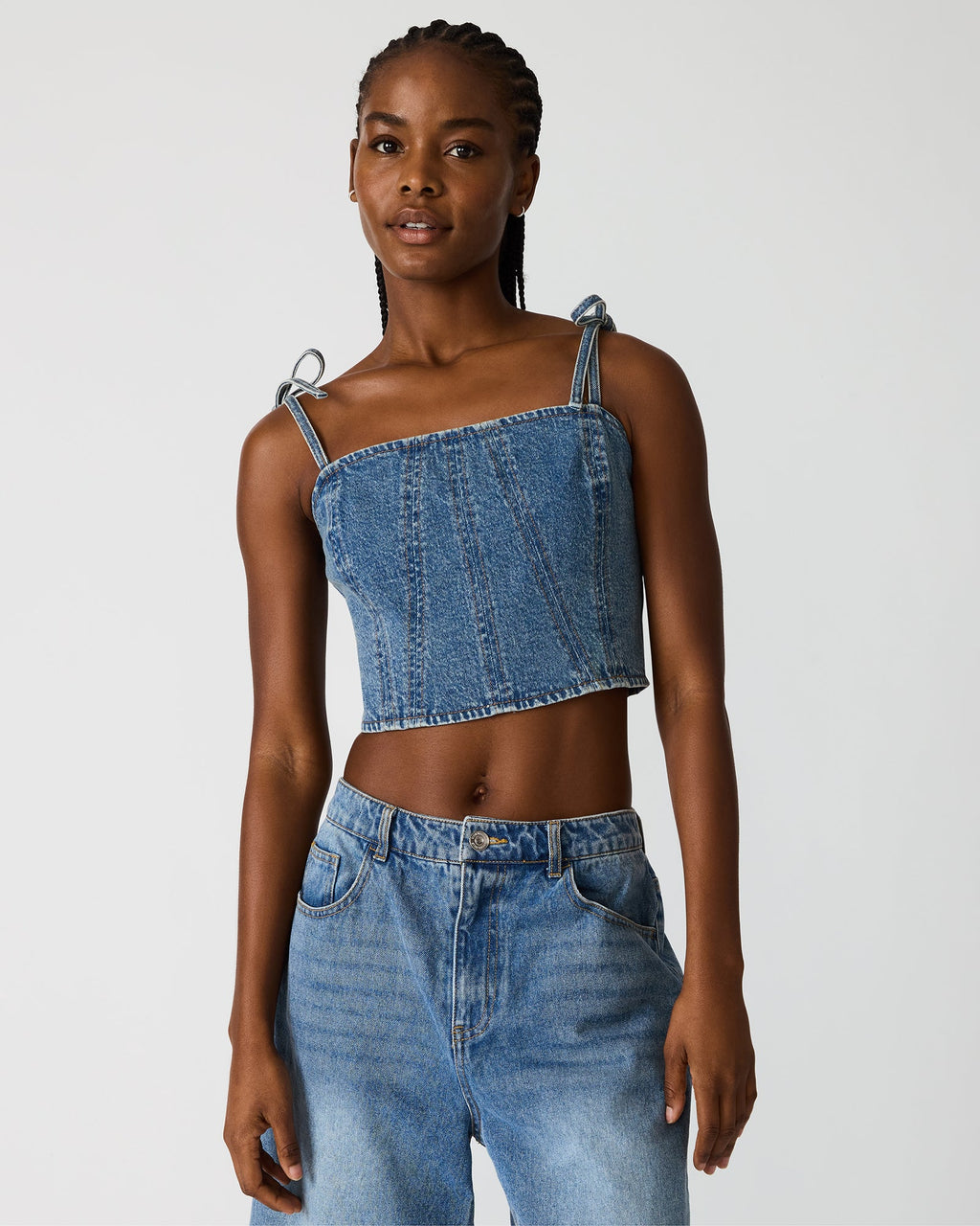 MEAGHAN TOP BLUE HEATHER  Famous | Online Store