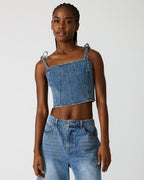 MEAGHAN TOP BLUE HEATHER  Famous | Online Store
