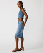 MEAGHAN TOP BLUE HEATHER  Famous | Online Store