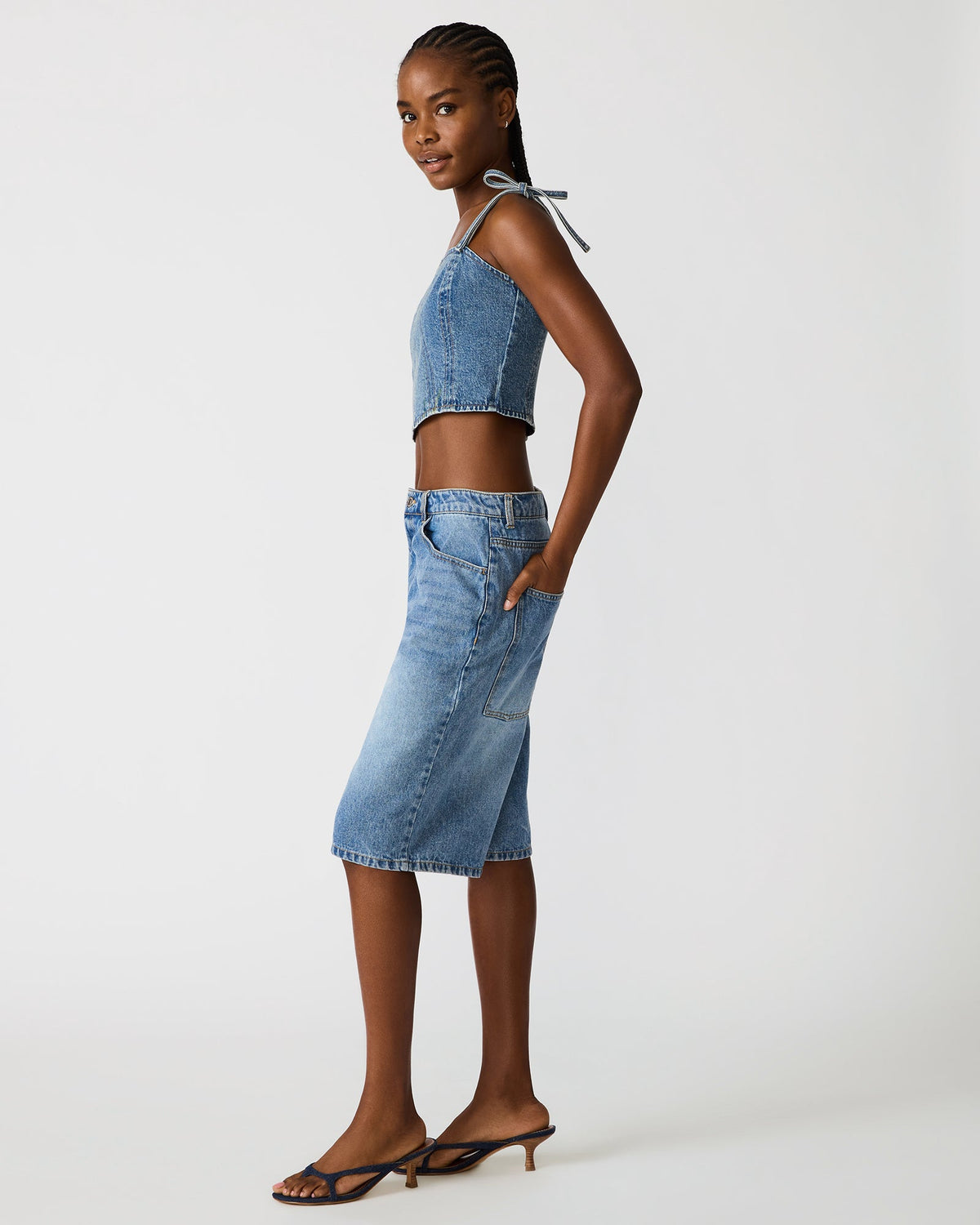 MEAGHAN TOP BLUE HEATHER  Famous | Online Store