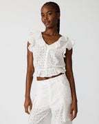MAYRA TOP WHITE  Famous | Online Store