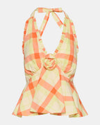 TANIA TOP PLAID  Famous | Online Store