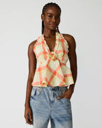 TANIA TOP PLAID  Famous | Online Store