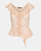 KASEY KNIT TOP ENGLISH ROSE  Famous | Online Store