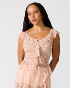 KASEY KNIT TOP ENGLISH ROSE  Famous | Online Store