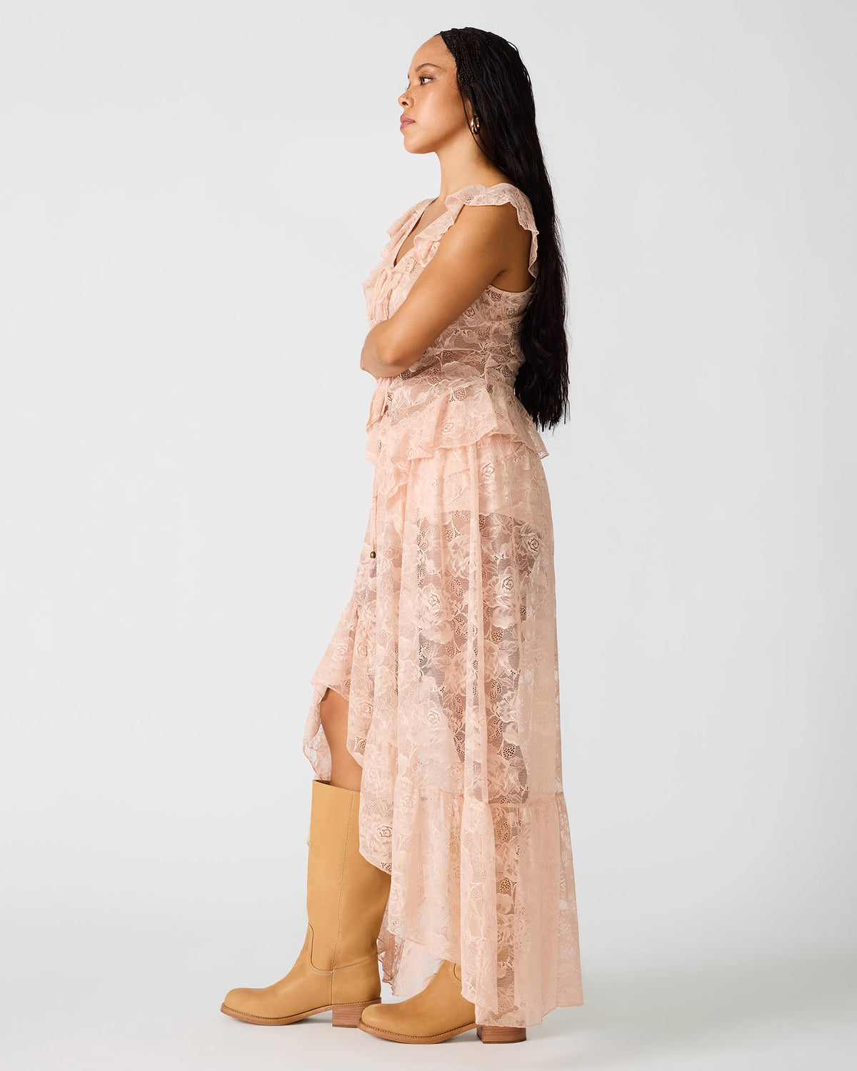KASEY KNIT TOP ENGLISH ROSE  Famous | Online Store