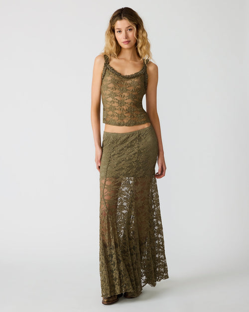 MAVEE TOP MOUNTAIN GREEN  Famous | Online Store