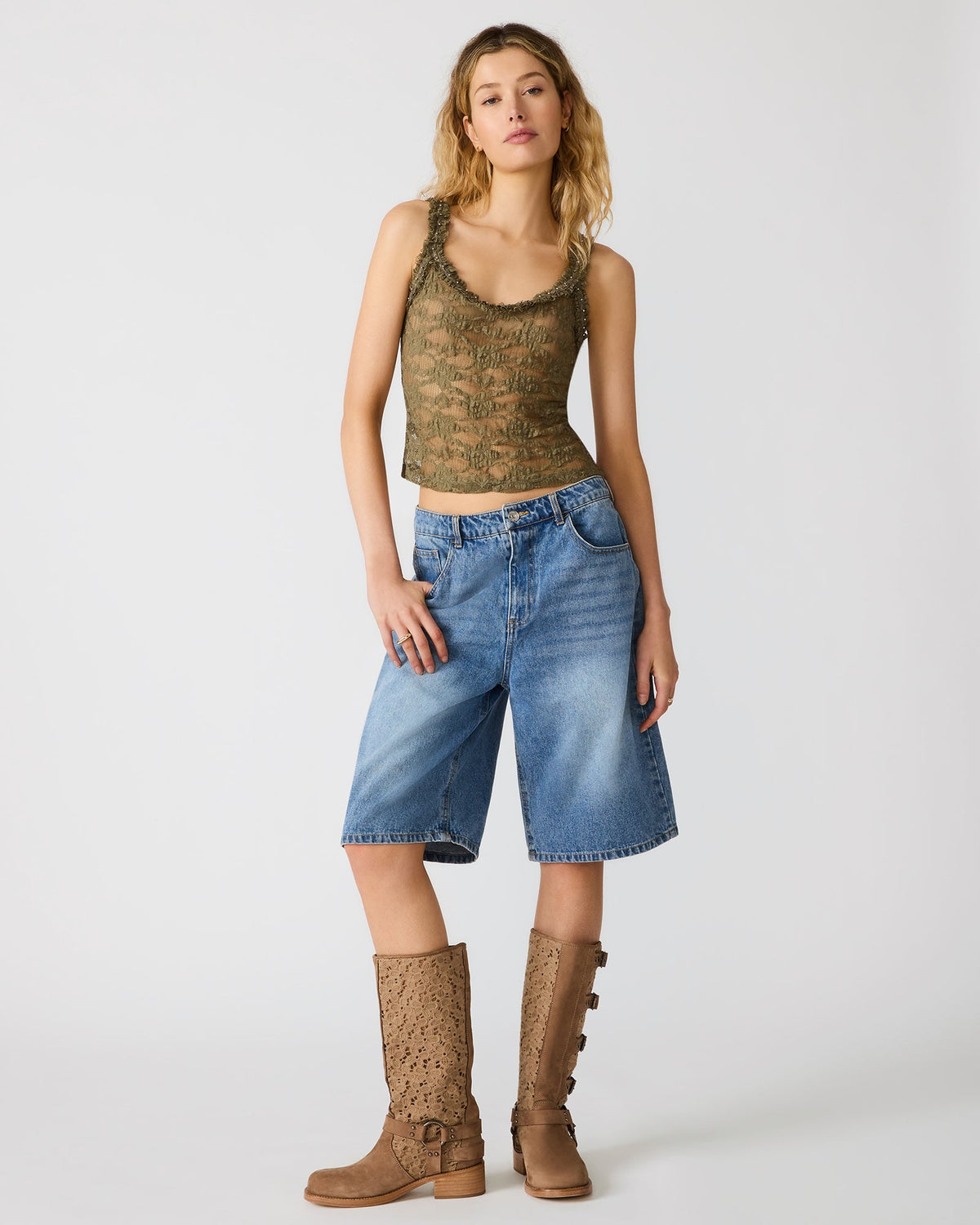 MAVEE TOP MOUNTAIN GREEN  Famous | Online Store