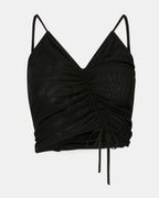 JUDEE KNIT TOP BLACK  Famous | Online Store