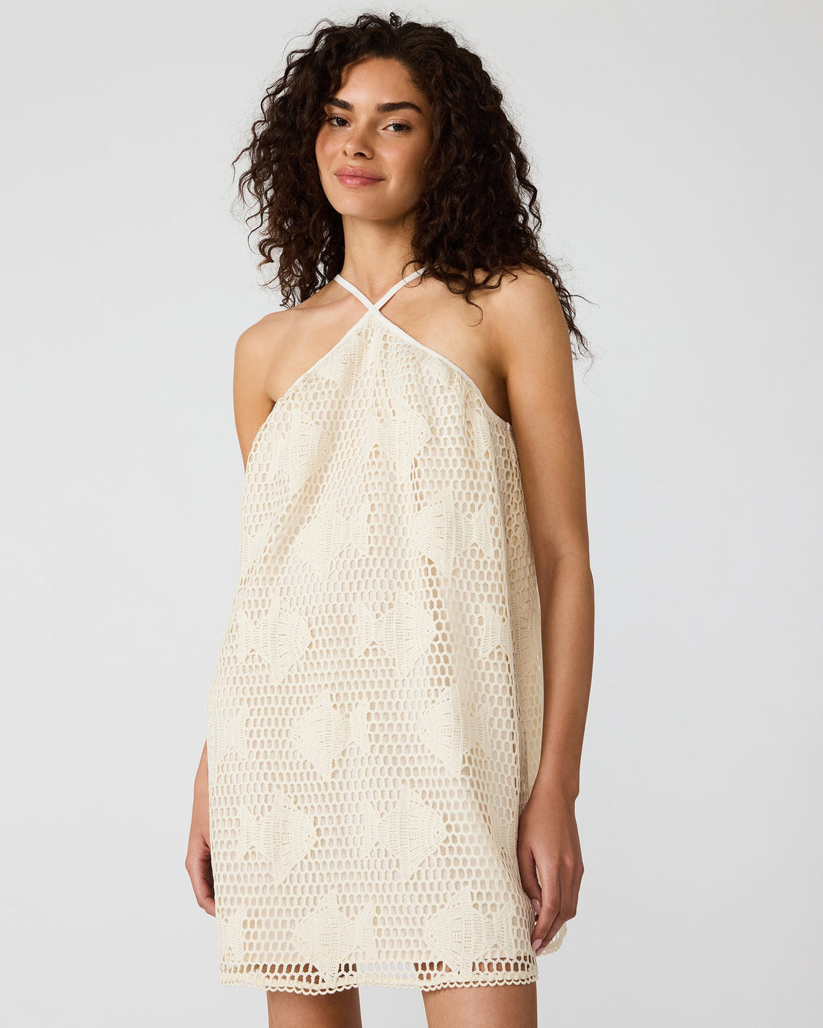 PETUNIA DRESS IVORY  Famous | Online Store