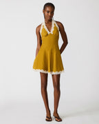 LIZA DRESS THYME GREEN  Famous | Online Store
