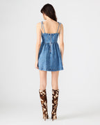 MEAGHAN DRESS BLUE HEATHER  Famous | Online Store