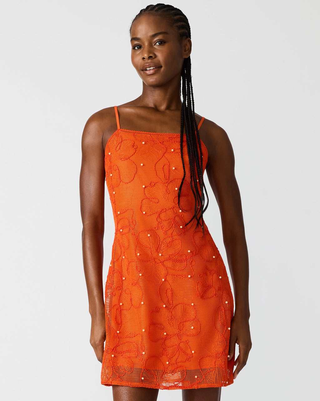 MAUREENE DRESS SALSA RED  Famous | Online Store