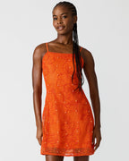 MAUREENE DRESS SALSA RED  Famous | Online Store