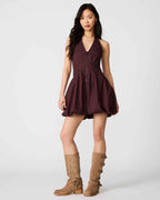 DIANNA DRESS CHOCOLATE