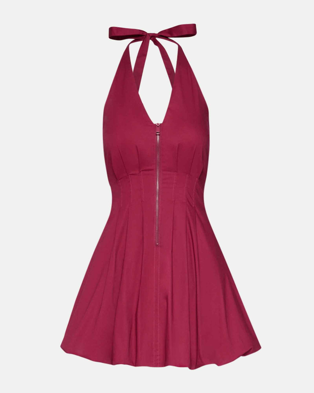 DIANNA DRESS DARK RED
