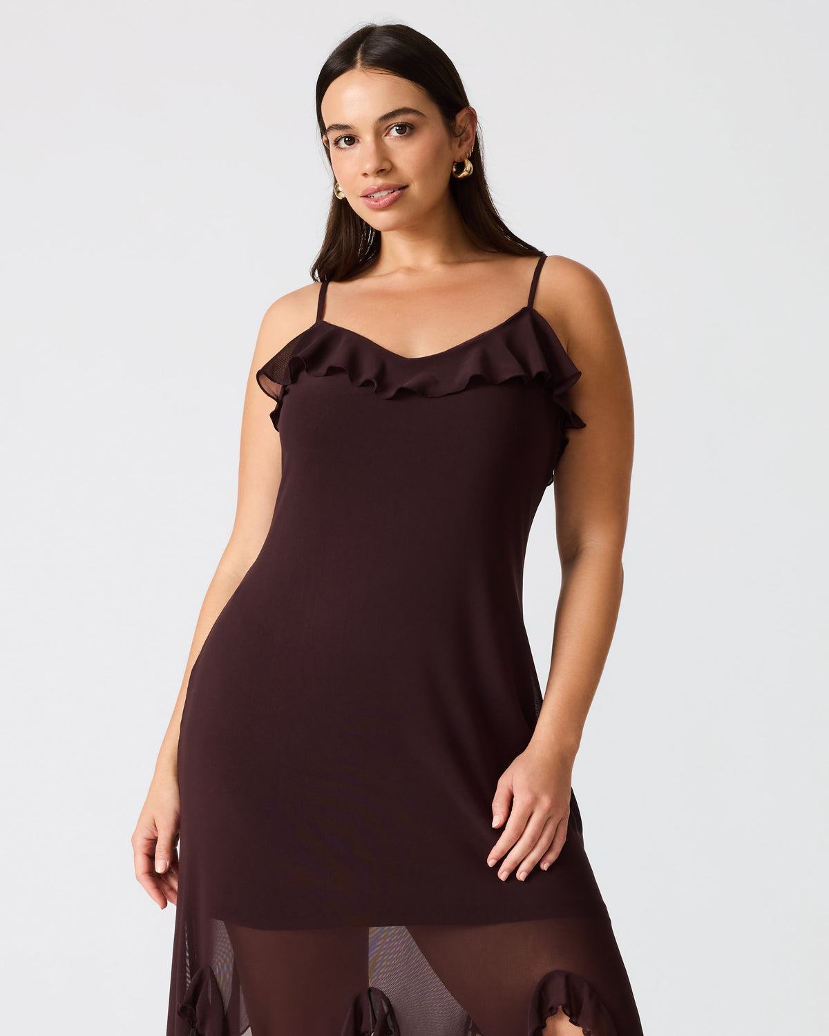 MARIANE DRESS CHOCOLATE  Famous | Online Store