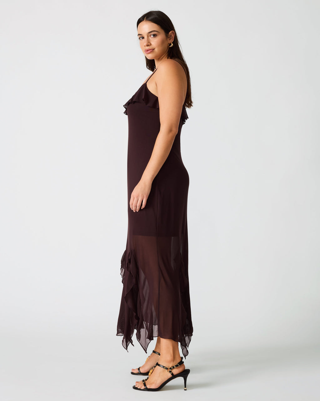 MARIANE DRESS CHOCOLATE  Famous | Online Store
