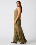 MIRABEL SKIRT MOUNTAIN GREEN  Famous | Online Store