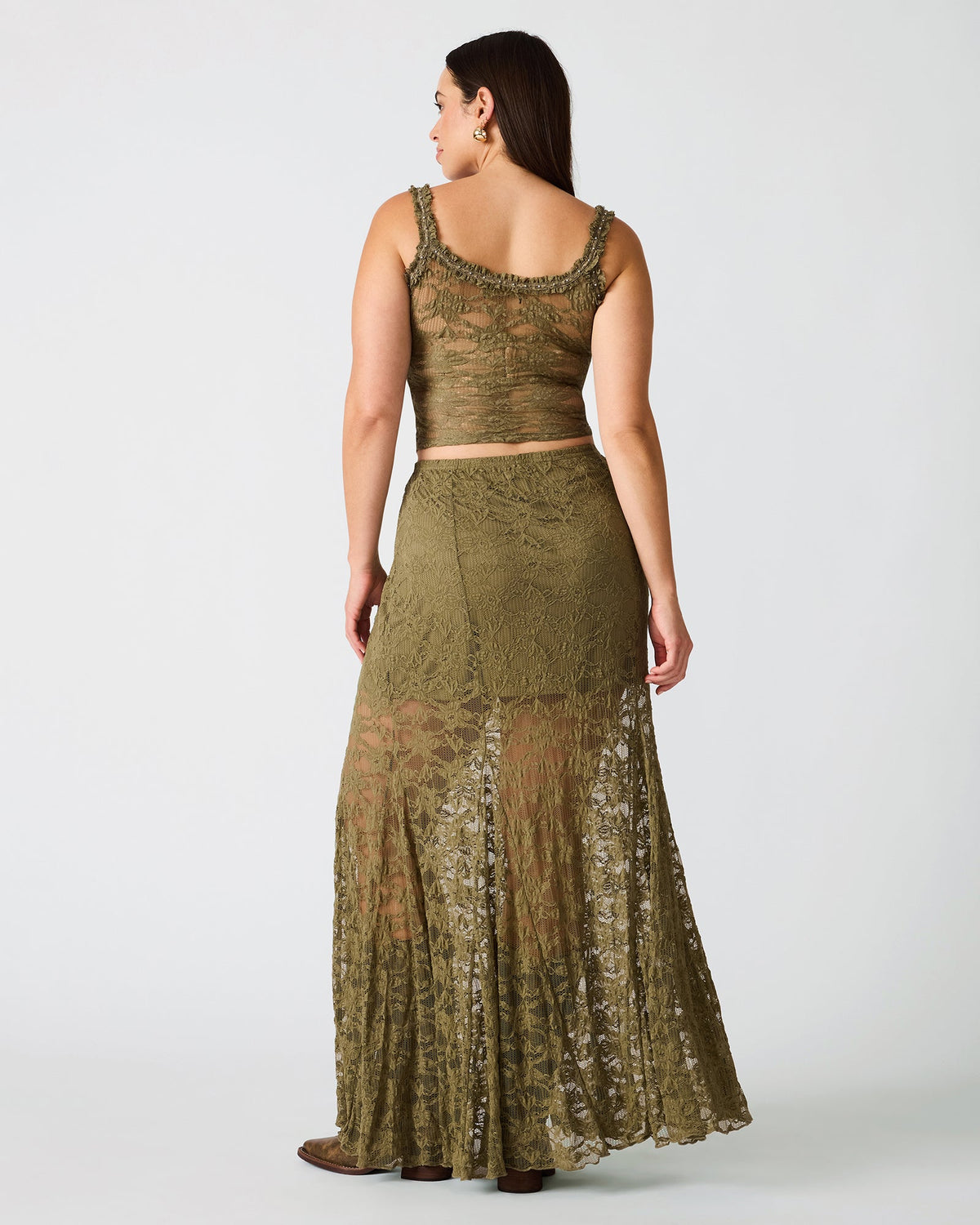 MIRABEL SKIRT MOUNTAIN GREEN  Famous | Online Store