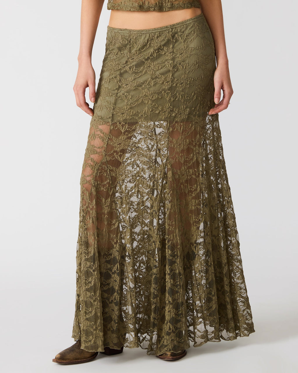 MIRABEL SKIRT MOUNTAIN GREEN  Famous | Online Store