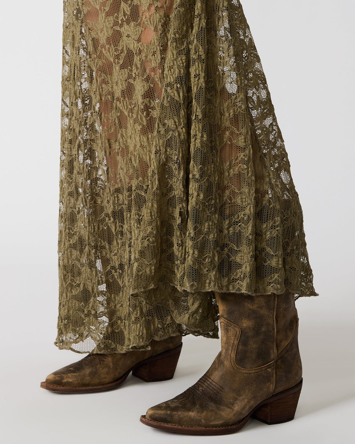 MIRABEL SKIRT MOUNTAIN GREEN  Famous | Online Store