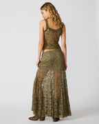 MIRABEL SKIRT MOUNTAIN GREEN  Famous | Online Store
