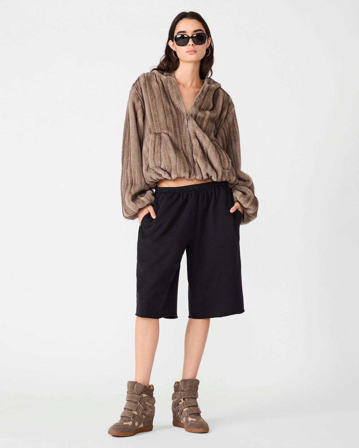 MAVIS JACKET SILVER GREY  Famous | Online Store