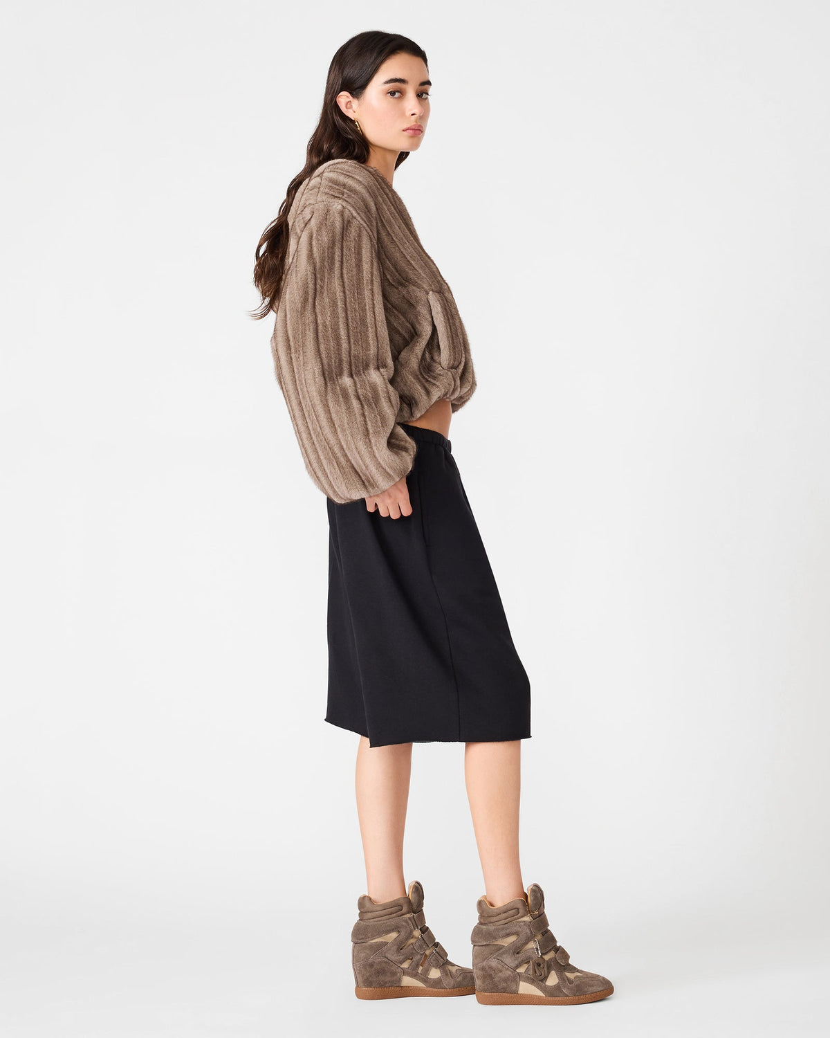 MAVIS JACKET SILVER GREY  Famous | Online Store