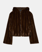 MAVIS JACKET WOLF BROWN  Famous | Online Store