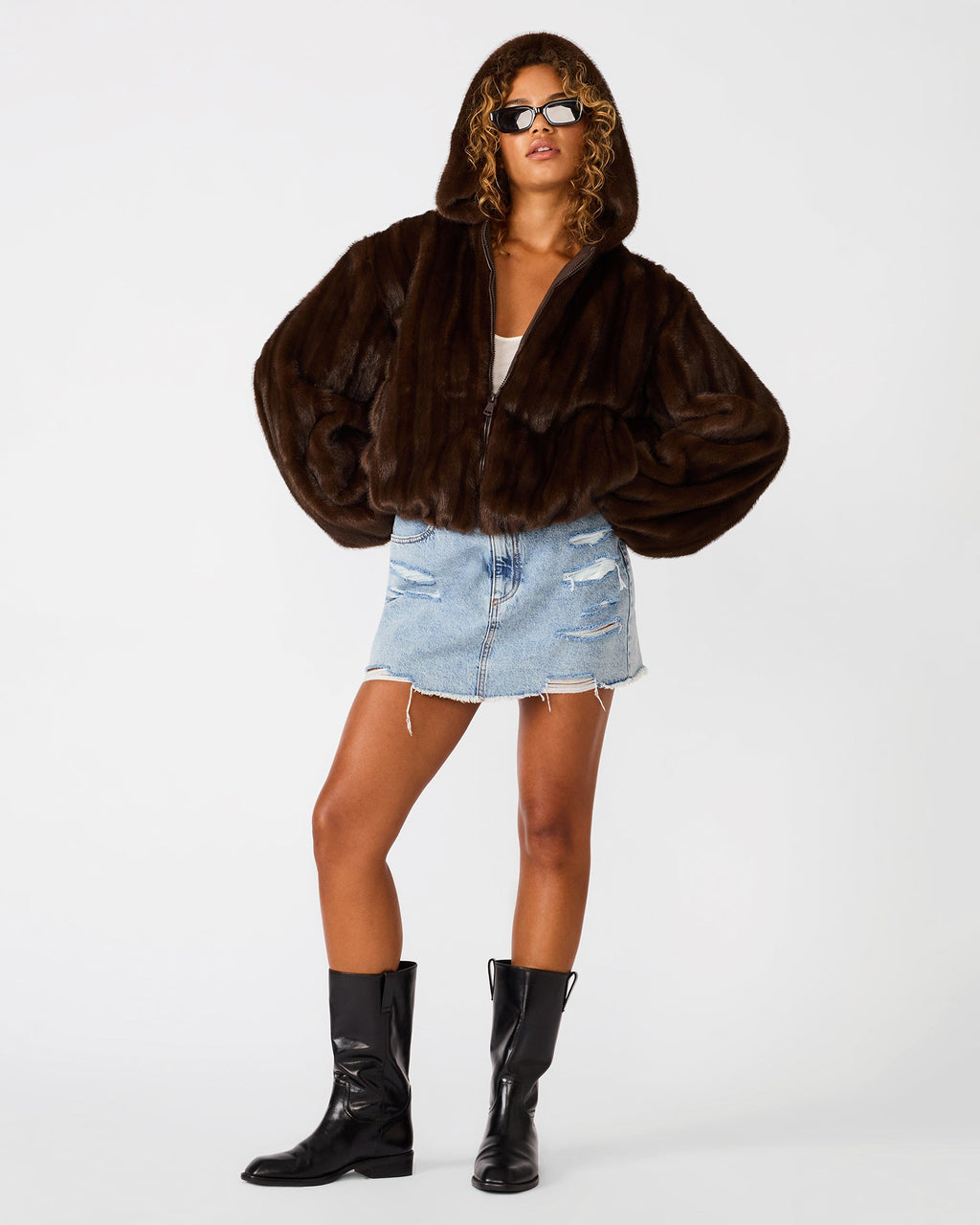 MAVIS JACKET WOLF BROWN  Famous | Online Store