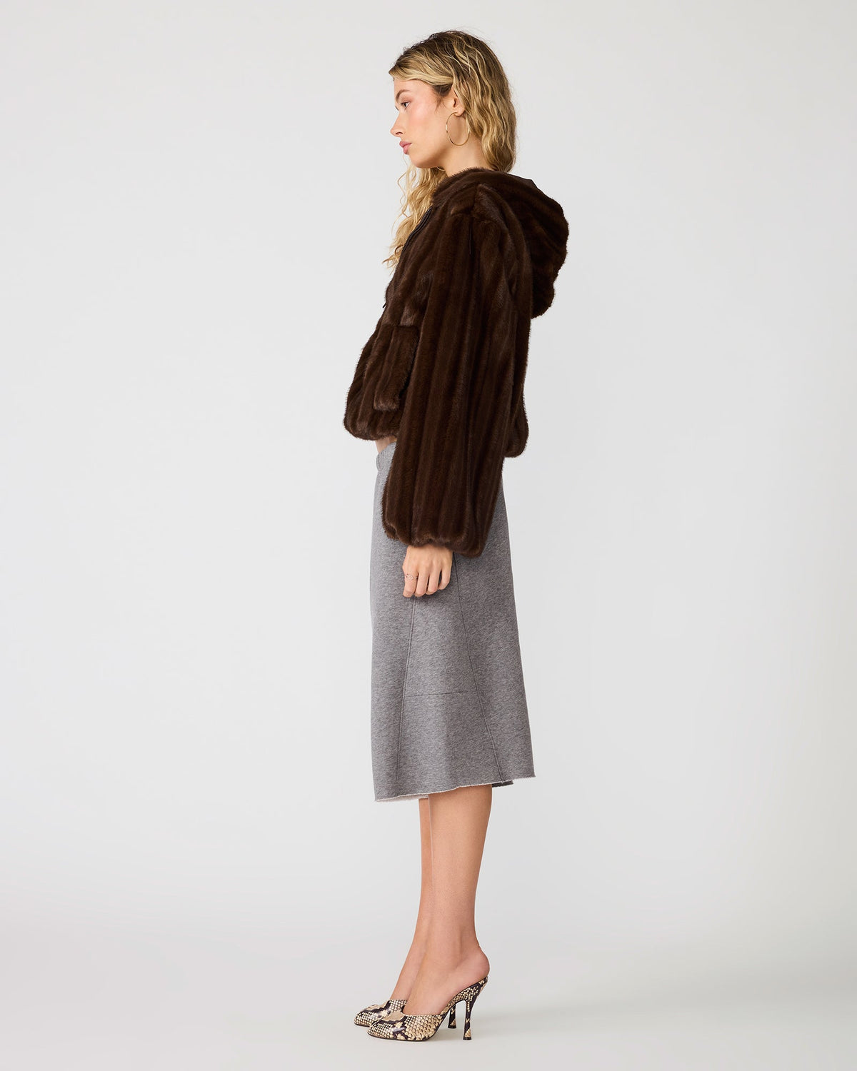 MAVIS JACKET WOLF BROWN  Famous | Online Store