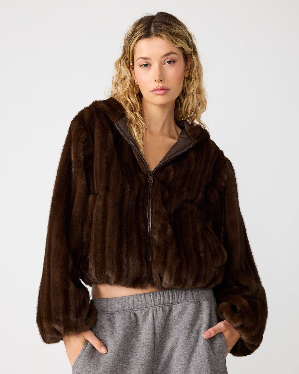 MAVIS JACKET WOLF BROWN  Famous | Online Store