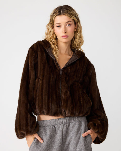 MAVIS JACKET WOLF BROWN  Famous | Online Store