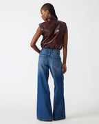 LUXIE VEST DEEP FIG  Famous | Online Store