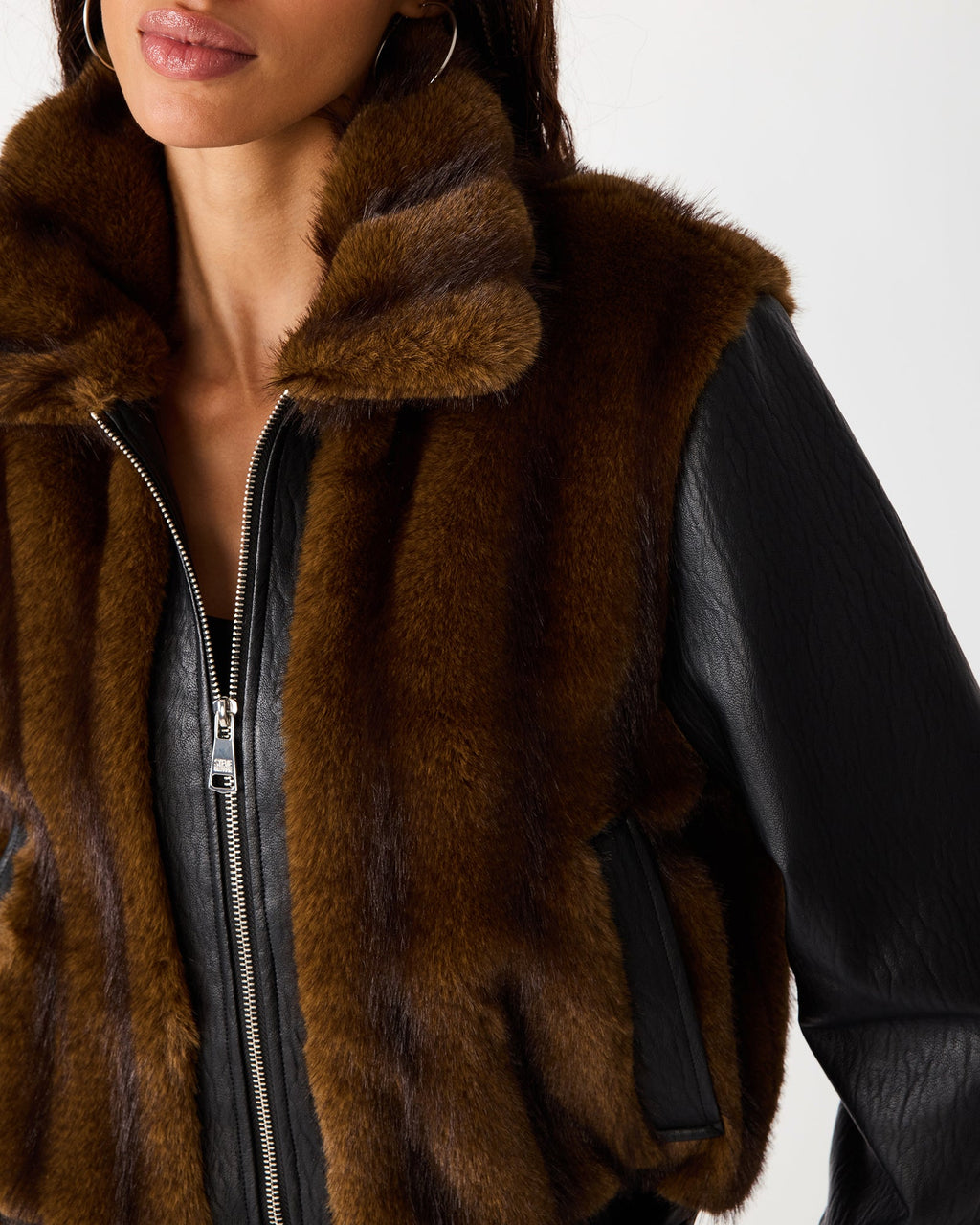 RYLAND JACKET FUR PRINT  Famous | Online Store