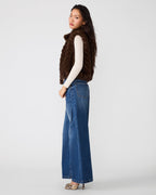 LUXIE VEST DARK ESPRESSO  Famous | Online Store
