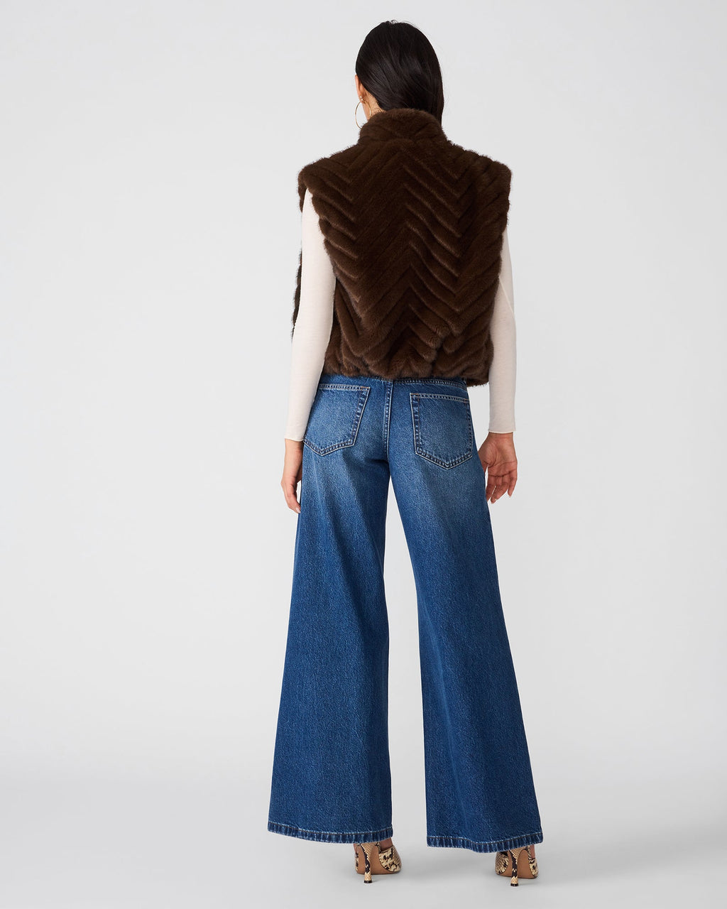 LUXIE VEST DARK ESPRESSO  Famous | Online Store