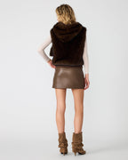 SOPHEE VEST FOSSIL BROWN  Famous | Online Store