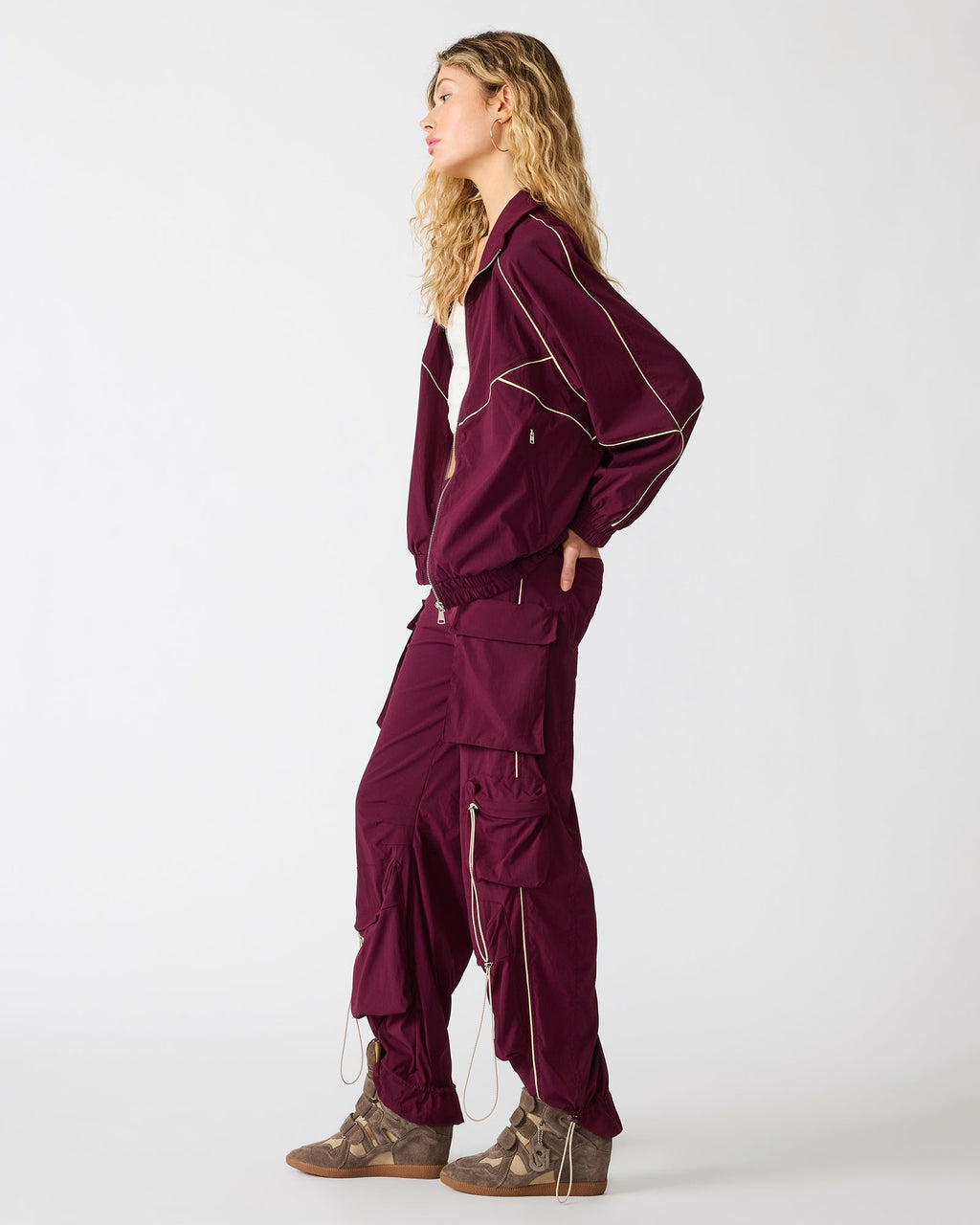 JACEY JACKET DEEP FIG  Famous | Online Store